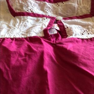 Pink and white koi scrub